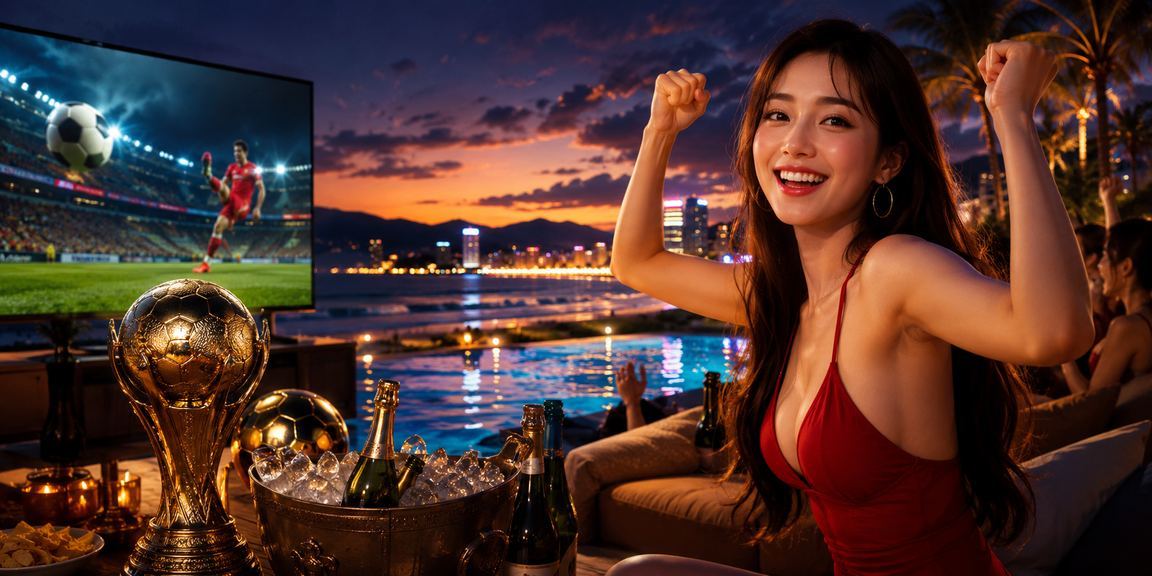Cá cược bóng đá trên bãi biển Đà Nẵng trong khung cảnh lý tưởng
