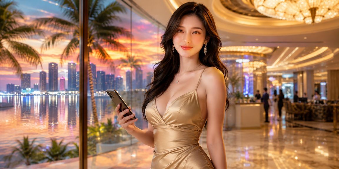 Người chơi trải nghiệm casino di động tại lễ hội Phú Quốc nhộn nhịp