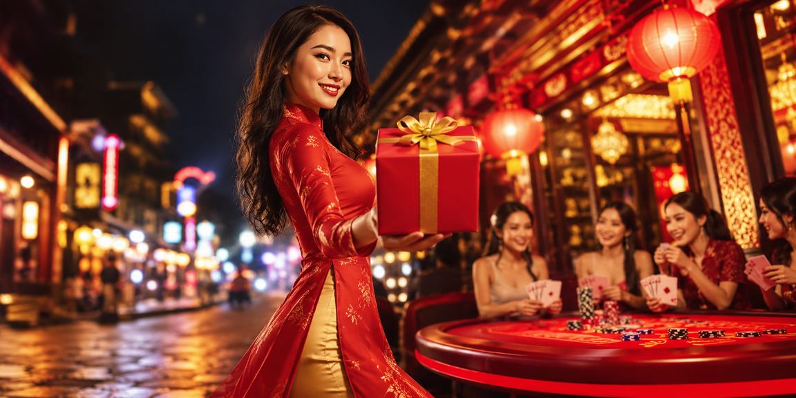 Trò chơi bài tại Sa Pa trong trang phục áo dài truyền thống đẹp mắt